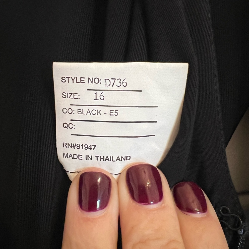 Alfred Sung Jersey & Mikado A-Line Gown - NWT - Picture 6 of 7